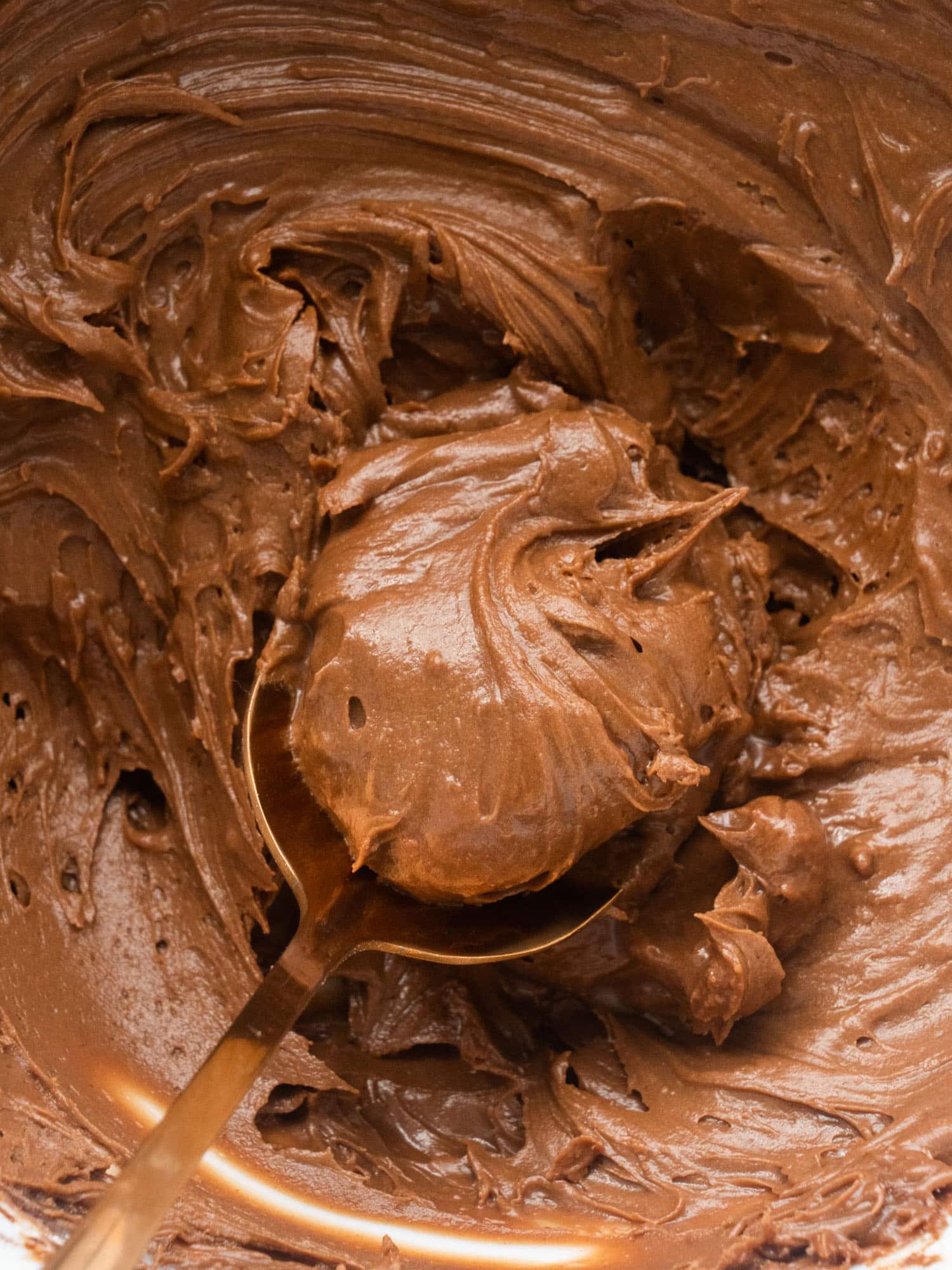 THE BEST Chocolate Brownie Frosting