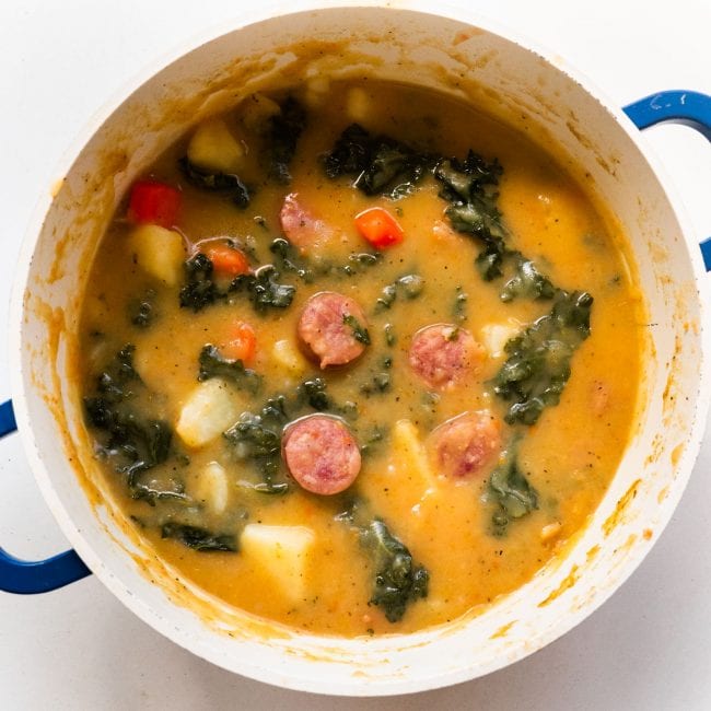Kielbasa Sausage and Kale Soup Brooklyn Farm Girl