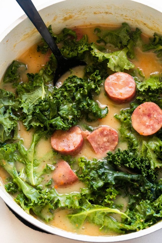 Kielbasa Sausage and Kale Soup Brooklyn Farm Girl