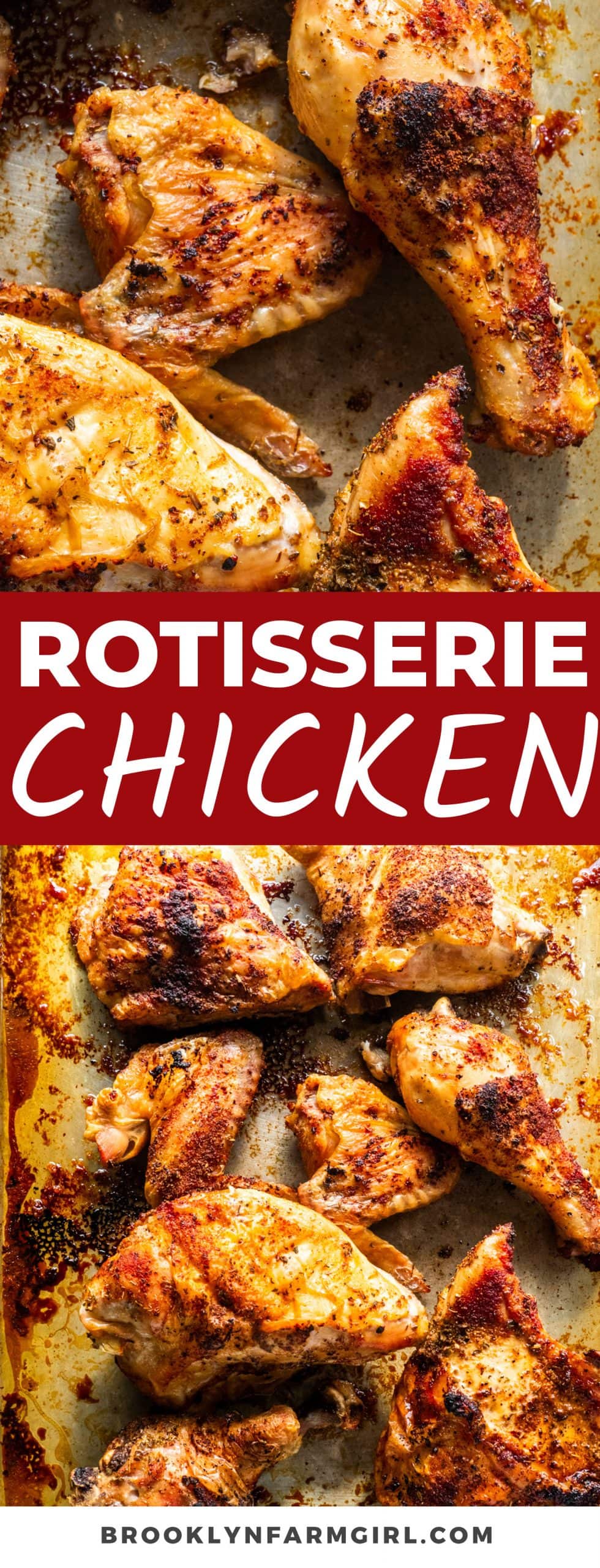 How to Make Rotisserie Chicken in the Oven - Brooklyn Farm Girl