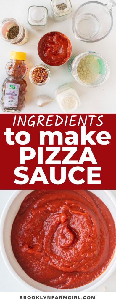Learn How to Make Pizza Sauce that’s so good, you’ll never want to buy storebought sauce again! This easy no cook recipe is made in minutes with tomato sauce and classic Italian ingredients. It’s a must-have when making homemade pizza!
