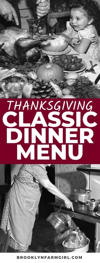 Traditional Thanksgiving recipes, ranging from juicy turkey, side dishes (stuffing, potatoes, rolls and more) and delicious pies, to give you ideas for a full dinner menu.
