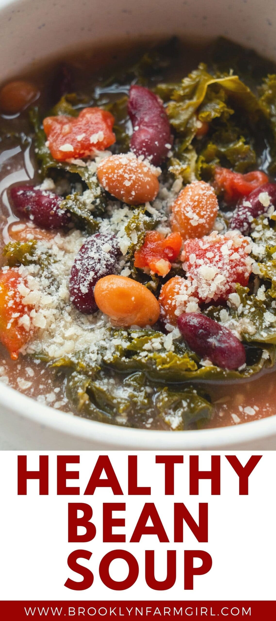 Kale Bean Soup (Only 206 Calories!) Brooklyn Farm Girl