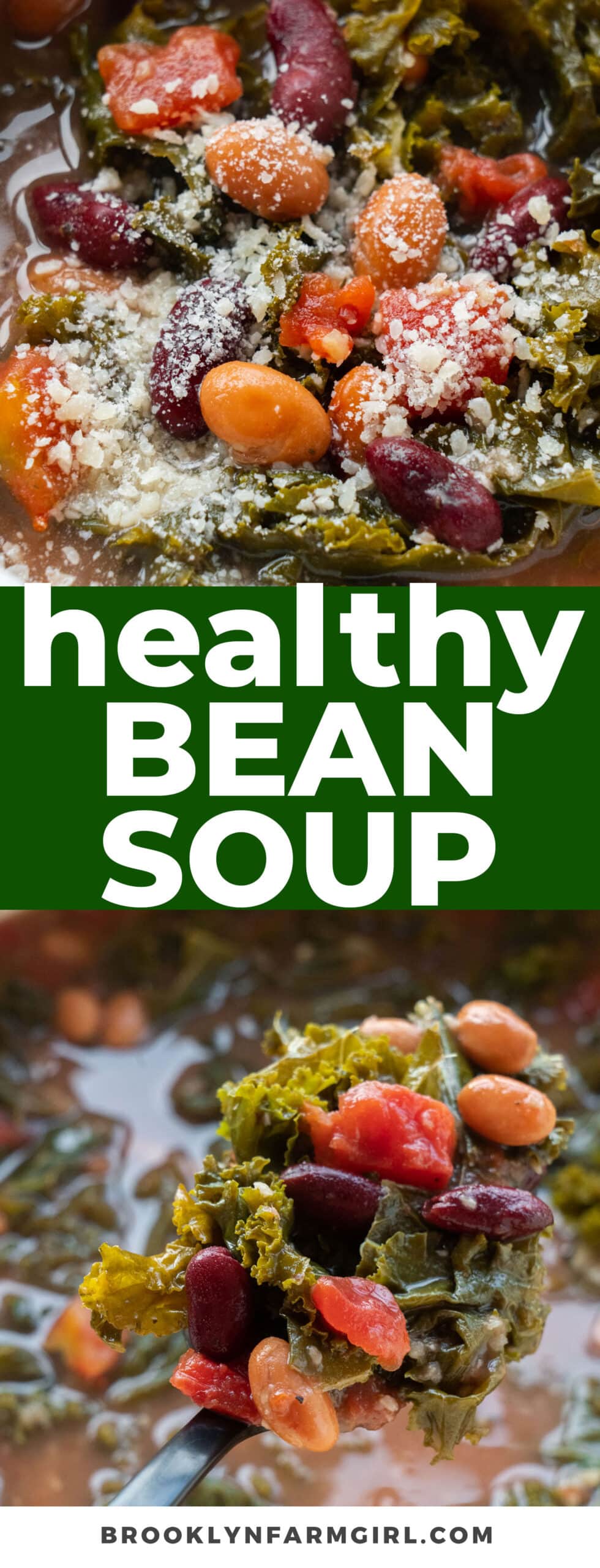 Kale Bean Soup (Only 206 Calories!) Brooklyn Farm Girl
