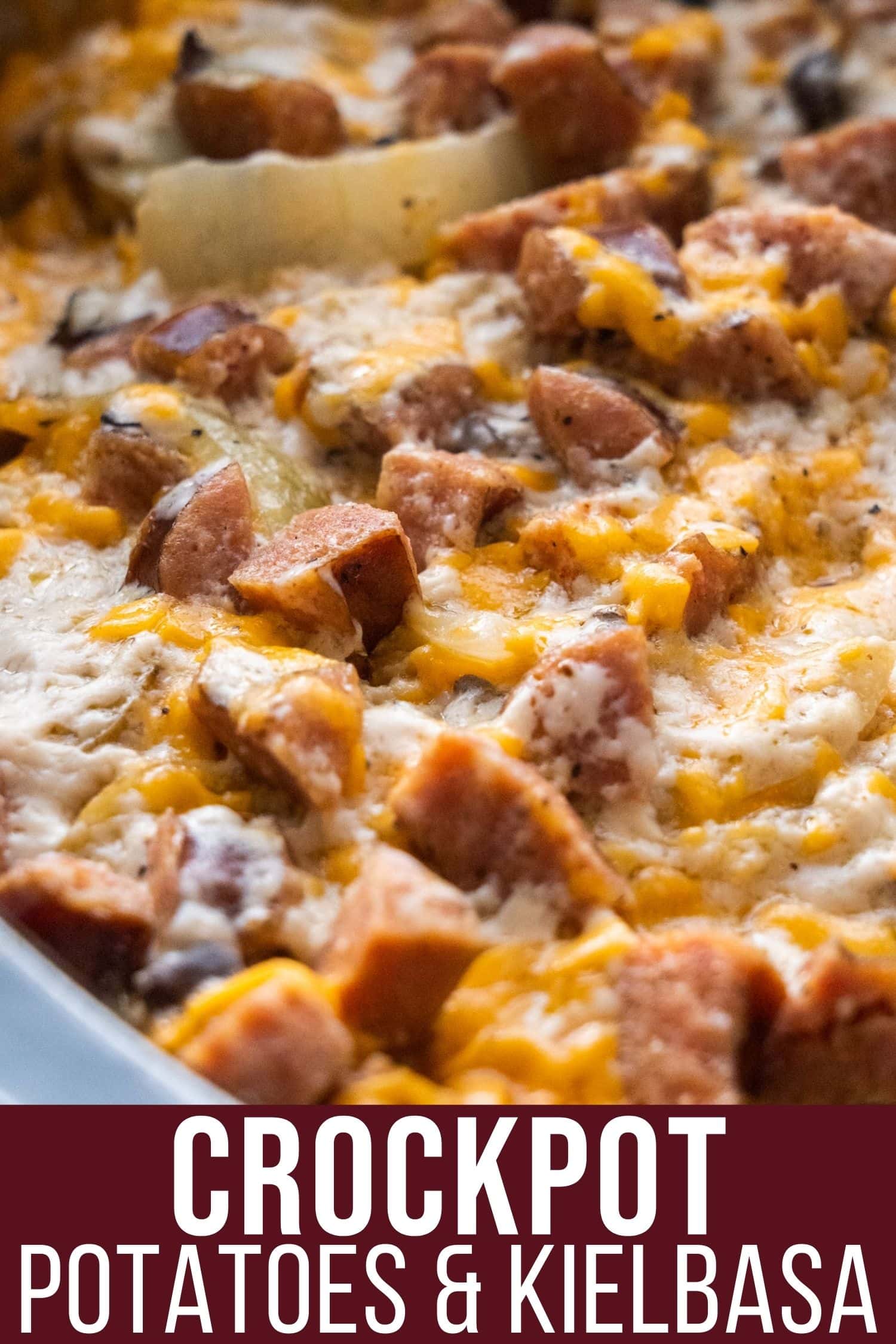 Slow Cooker Scalloped Potatoes and Kielbasa Brooklyn Farm Girl