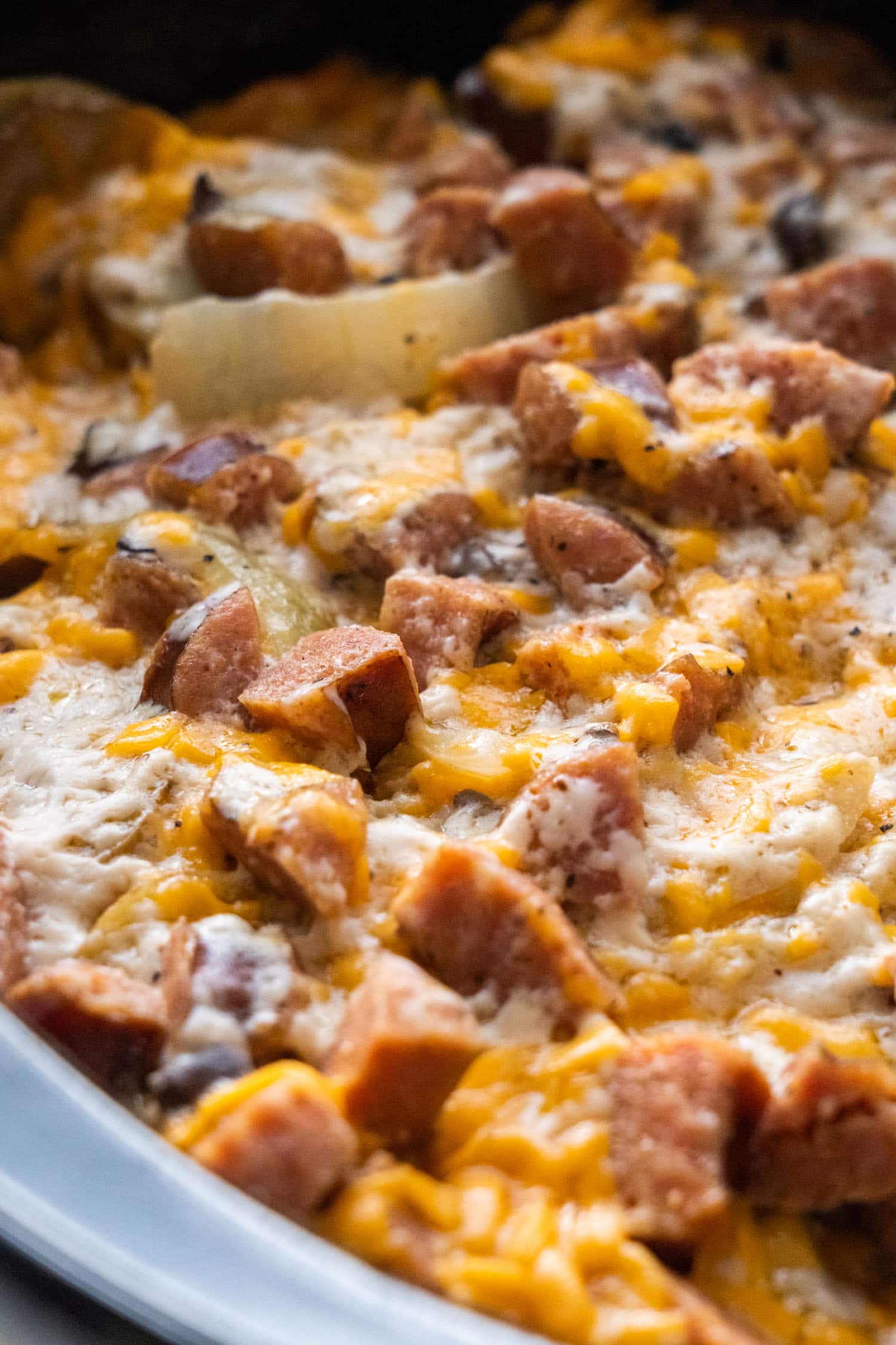 Slow Cooker Baked Potato Casserole - The Magical Slow Cooker