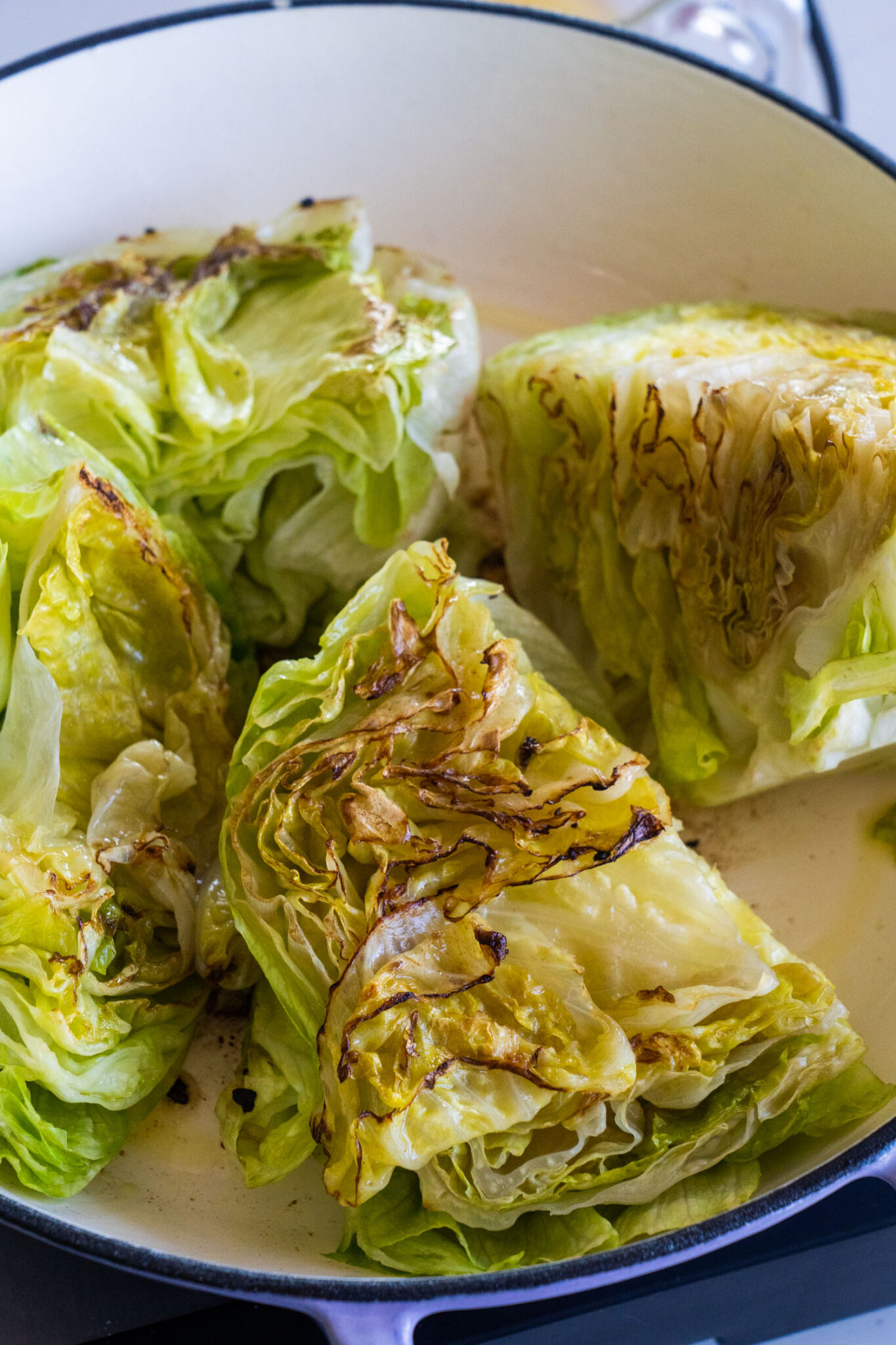 Cooked Lettuce (in Chicken Broth) Brooklyn Farm Girl
