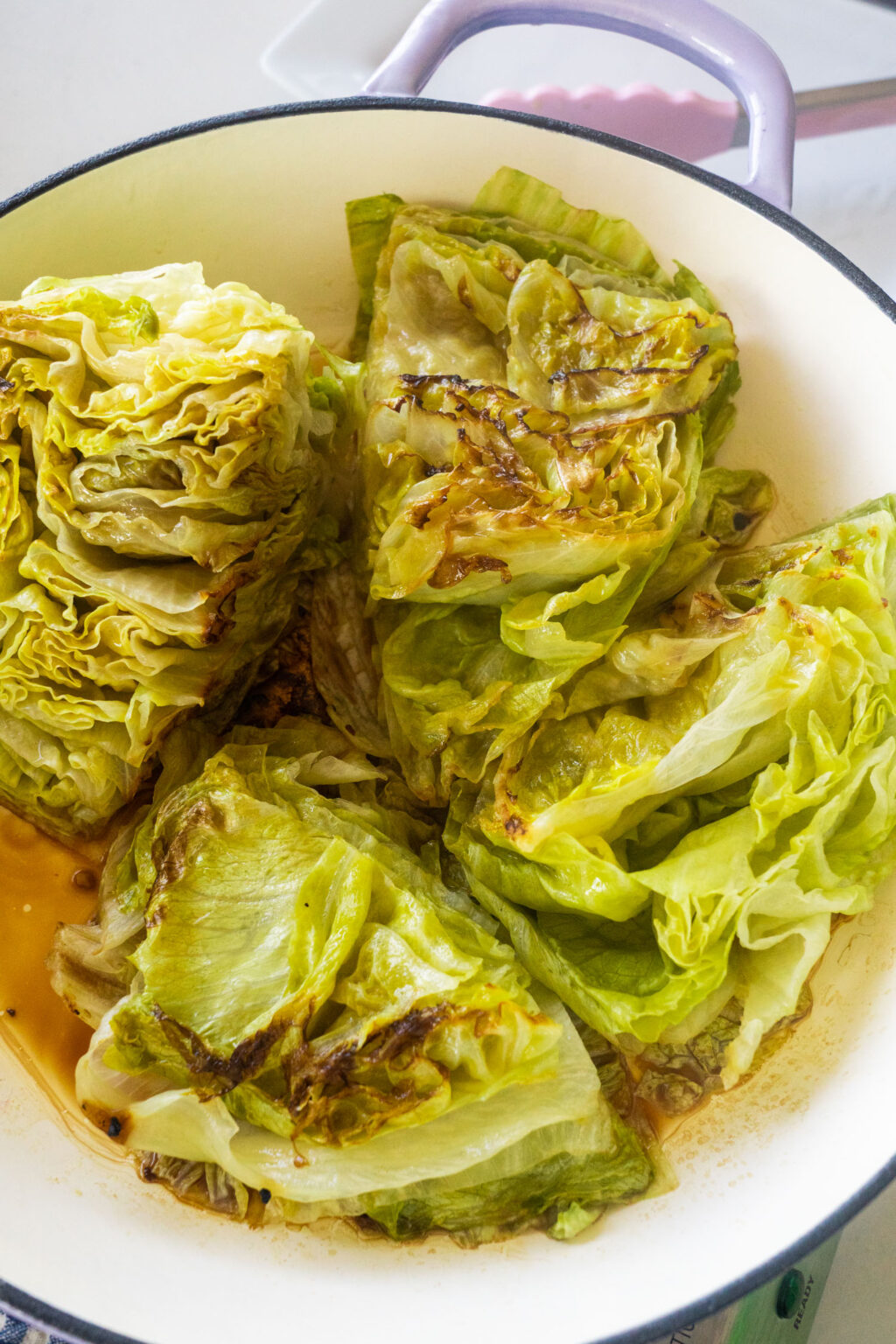 Cooked Lettuce (in Chicken Broth) Brooklyn Farm Girl