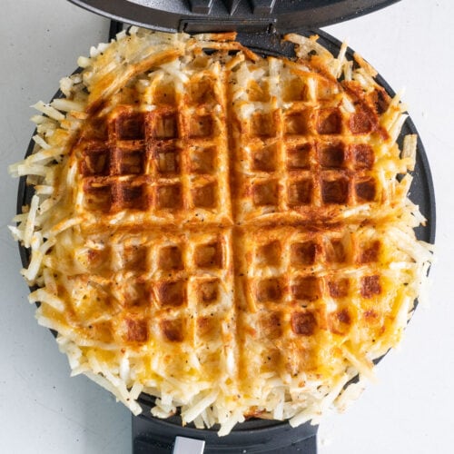 I need ideas for the waffle maker!!! #hashbrown #miniwafflemaker