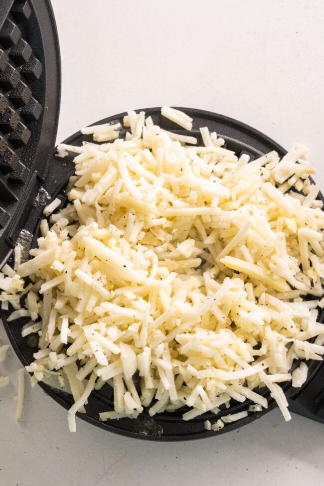 Waffle Iron Hash Browns Brooklyn Farm Girl