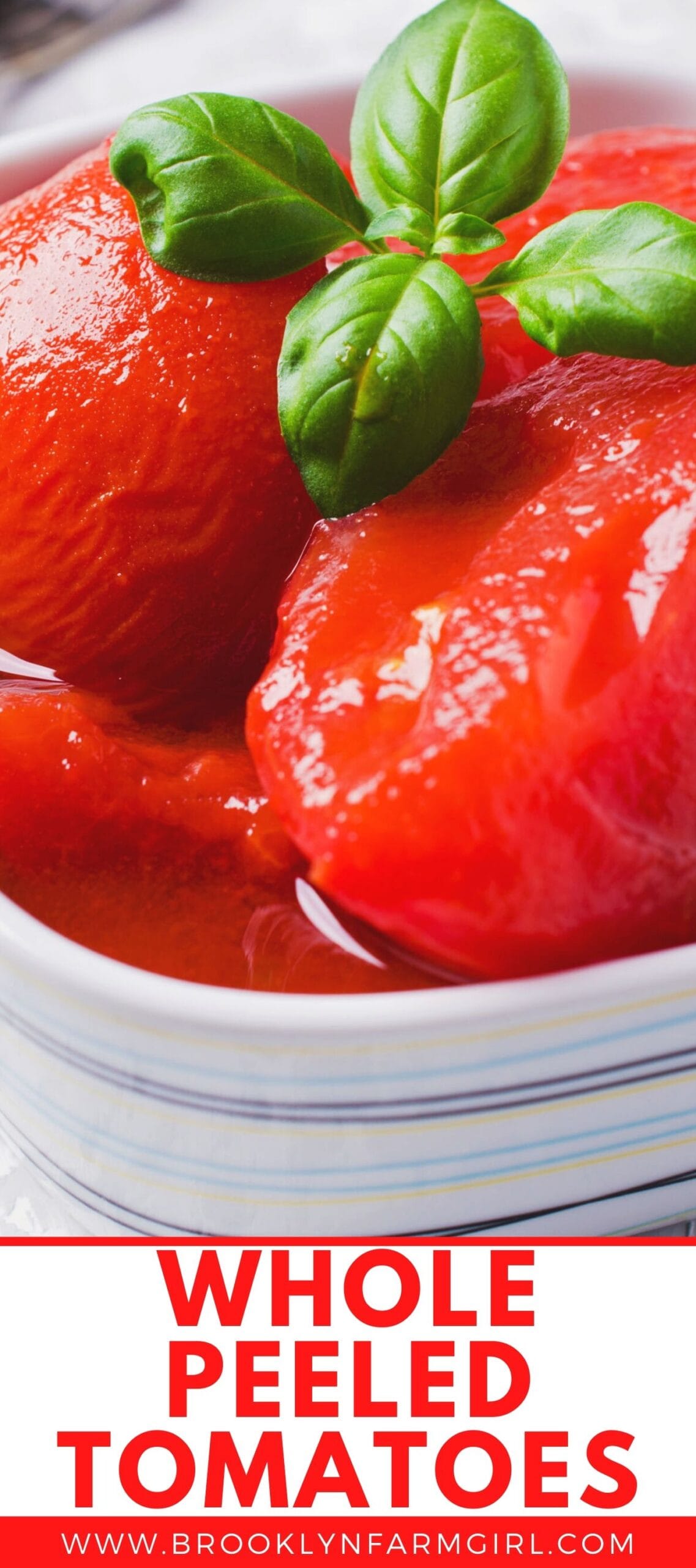 Whole Peeled Tomatoes (How to Make and Can) Brooklyn Farm Girl