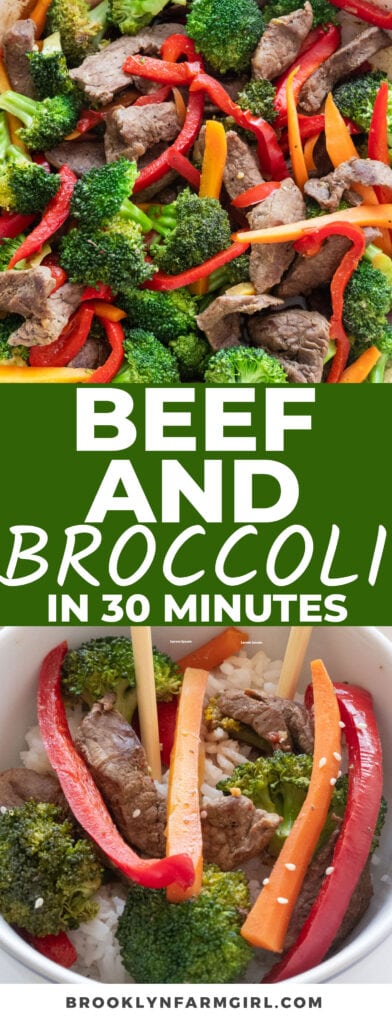 This easy beef and broccoli stir-fry makes a perfect dish you can whip up in less than 30 minutes. We love serving it on top of rice or lo mein noodles.