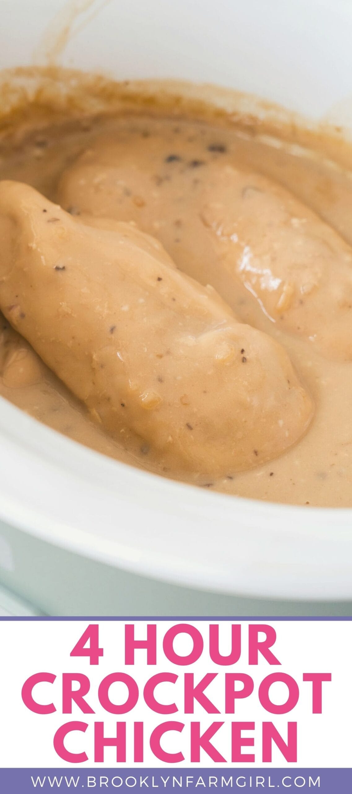 Crockpot Chicken With Cream of Mushroom Soup Brooklyn Farm Girl