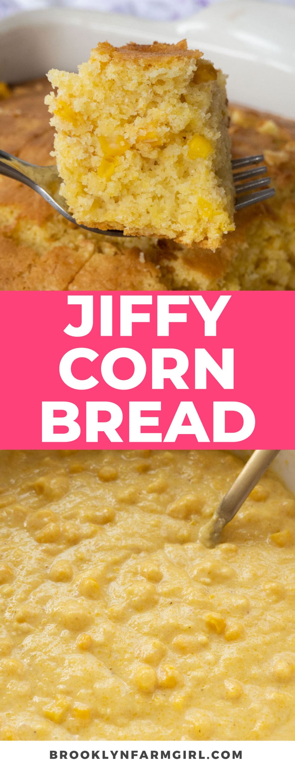 Easy Sweet Cornbread (made With Jiffy) - Brooklyn Farm Girl