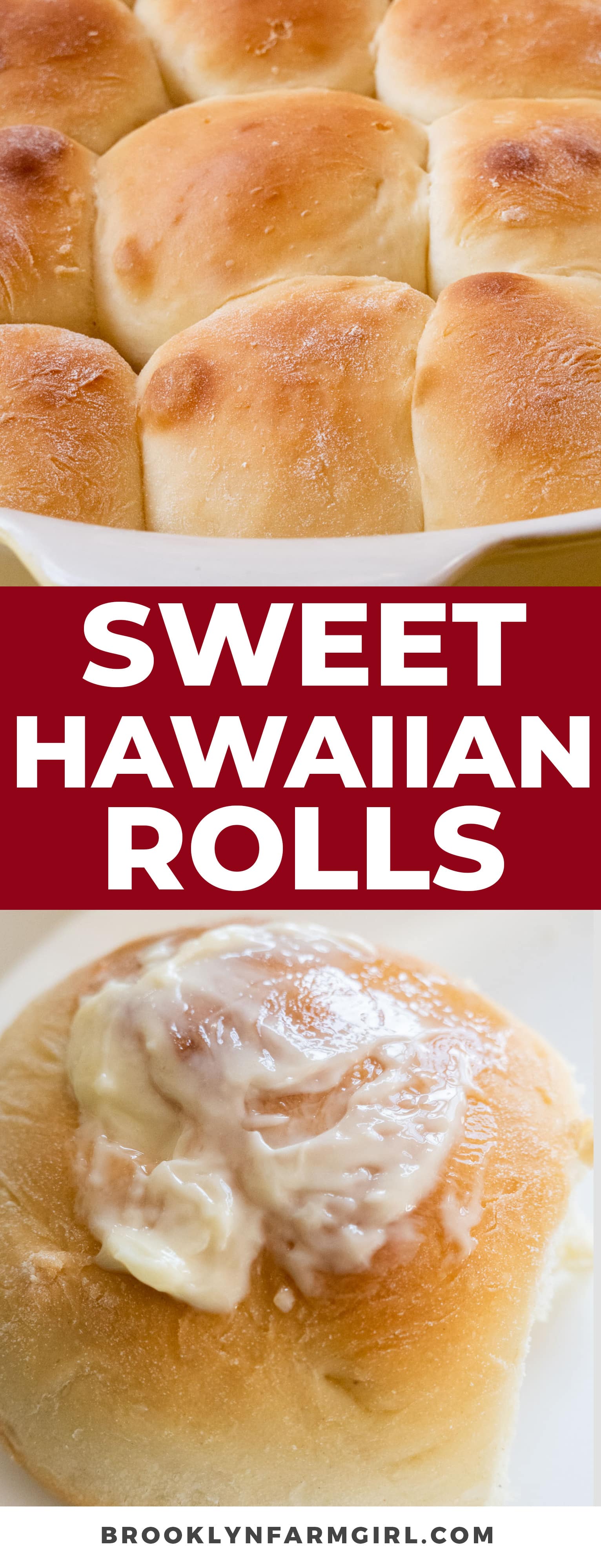 Bread Machine Sweet Hawaiian Rolls - Brooklyn Farm Girl