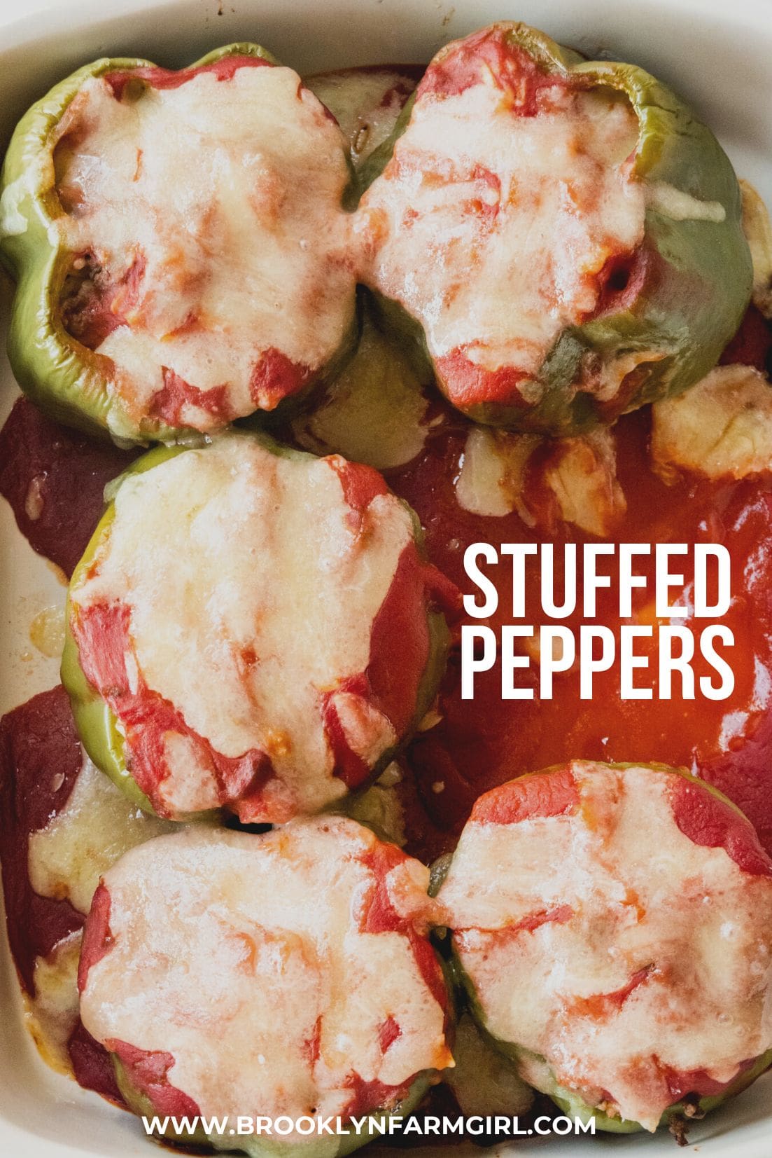 Classic Stuffed Peppers - Brooklyn Farm Girl