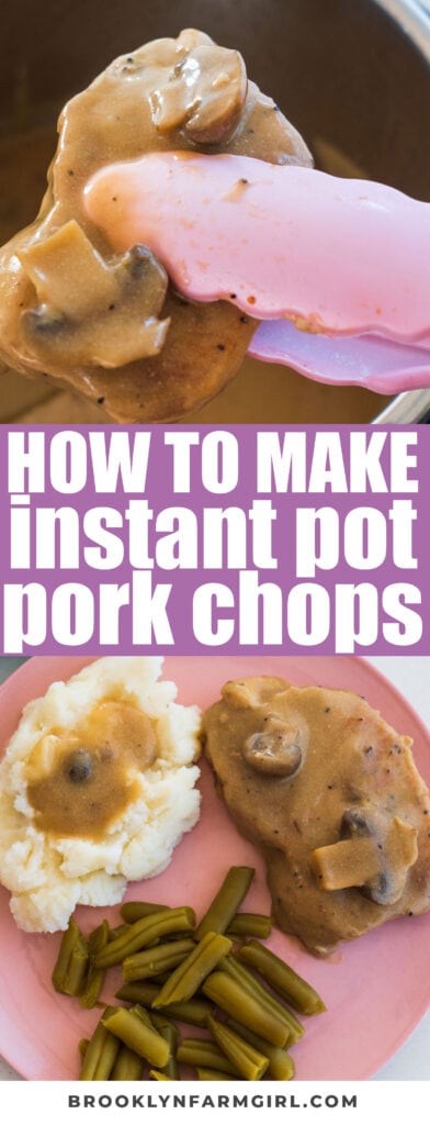 Simple step-by-step instructions on how to make frozen pork chops and gravy in the instant pot. This makes tender and juicy pork chops! Serve with mashed potatoes and vegetables for a classic family meal!