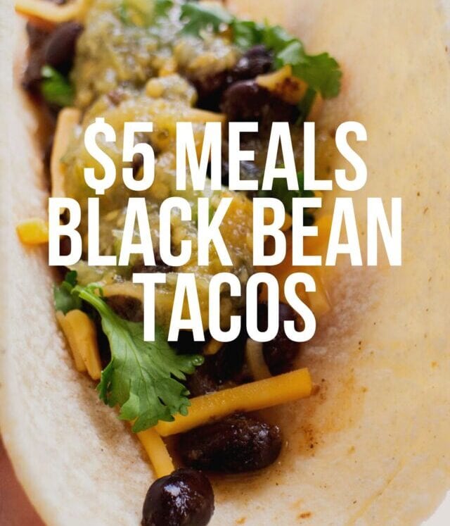 Slow Cooker Black Bean Tacos Story