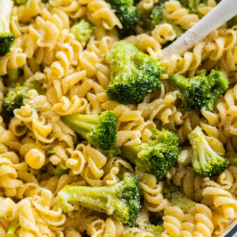 Butter Garlic Pasta with Broccoli - Brooklyn Farm Girl