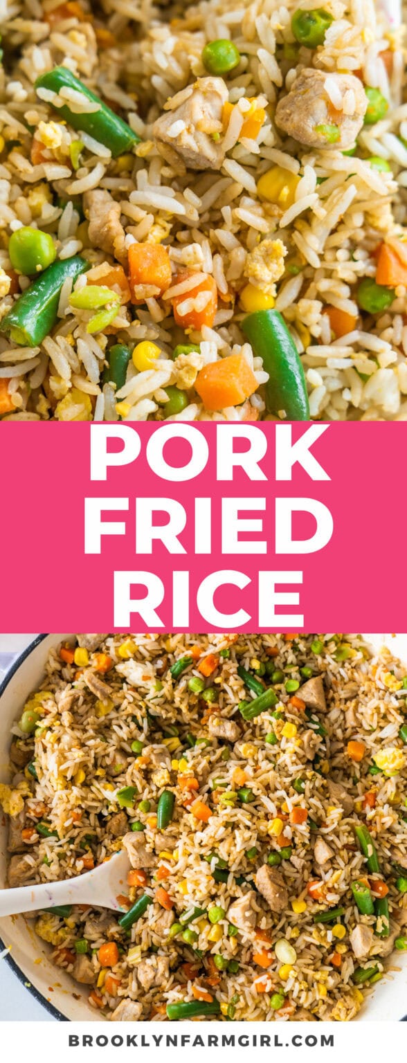 Pork Fried Rice (Leftover Rice) - Brooklyn Farm Girl