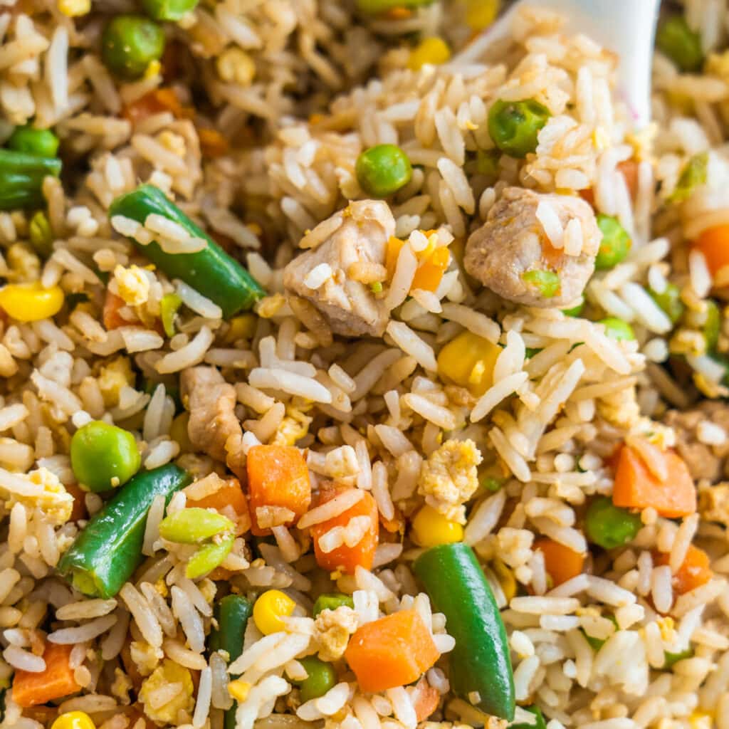 Pork Fried Rice (Leftover Rice) Brooklyn Farm Girl