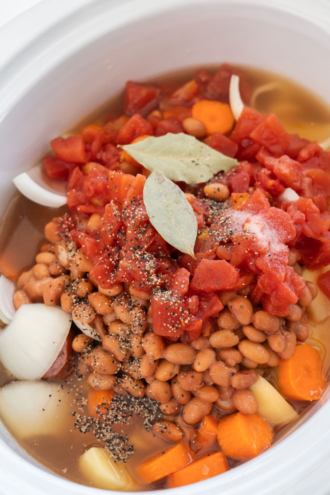 Crockpot Kielbasa Soup with Egg Noodles Brooklyn Farm Girl