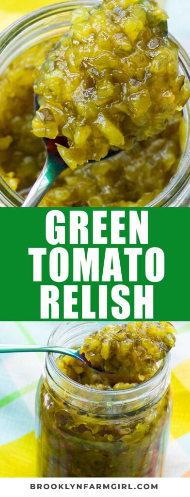 How to make and can THE BEST Green Tomato Relish. This simple canning recipe is made with green tomatoes, onions and bell peppers. It's a great recipe to save for unripe garden green tomatoes!