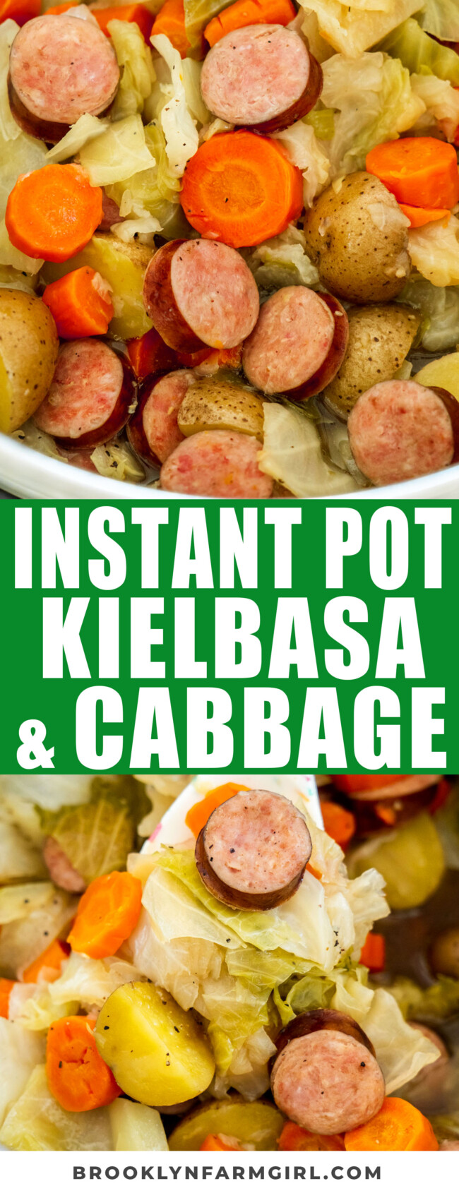 Instant Pot Kielbasa And Cabbage (15 Minutes) - Brooklyn Farm Girl