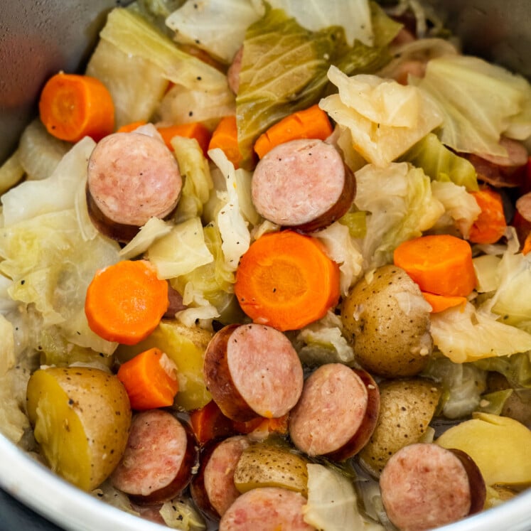 Instant Pot Kielbasa and Cabbage (15 minutes) Brooklyn Farm Girl