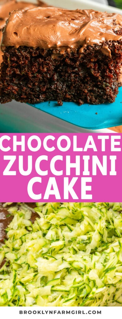 Indulge in a delectable moist Chocolate Zucchini Cake with chocolate frosting,  made with 3 cups of grated zucchini. This cake boasts a rich chocolate taste, thanks to the cocoa powder and velvety chocolate chips. Embrace the bountiful zucchini harvest of summer by making this irresistible dessert that is guaranteed to be loved by all. 