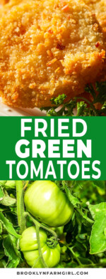 Crispy Fried Green Tomatoes - Brooklyn Farm Girl