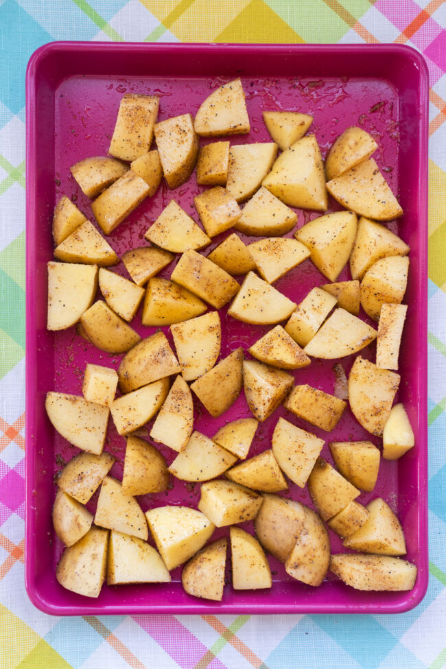 Oven Roasted Yukon Gold Potatoes - Brooklyn Farm Girl
