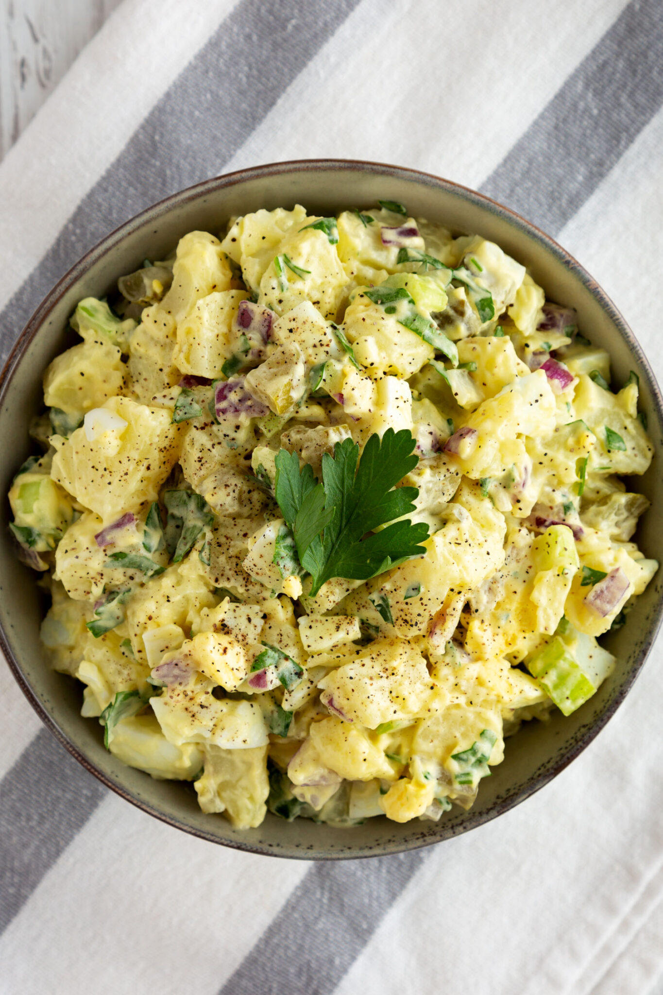 25 Minute Potato Salad using Yukon Golds - Brooklyn Farm Girl