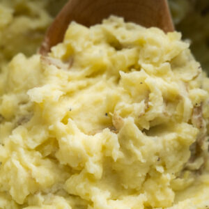 Quick Yukon Gold Mashed Potatoes (no peeling) - Brooklyn Farm Girl