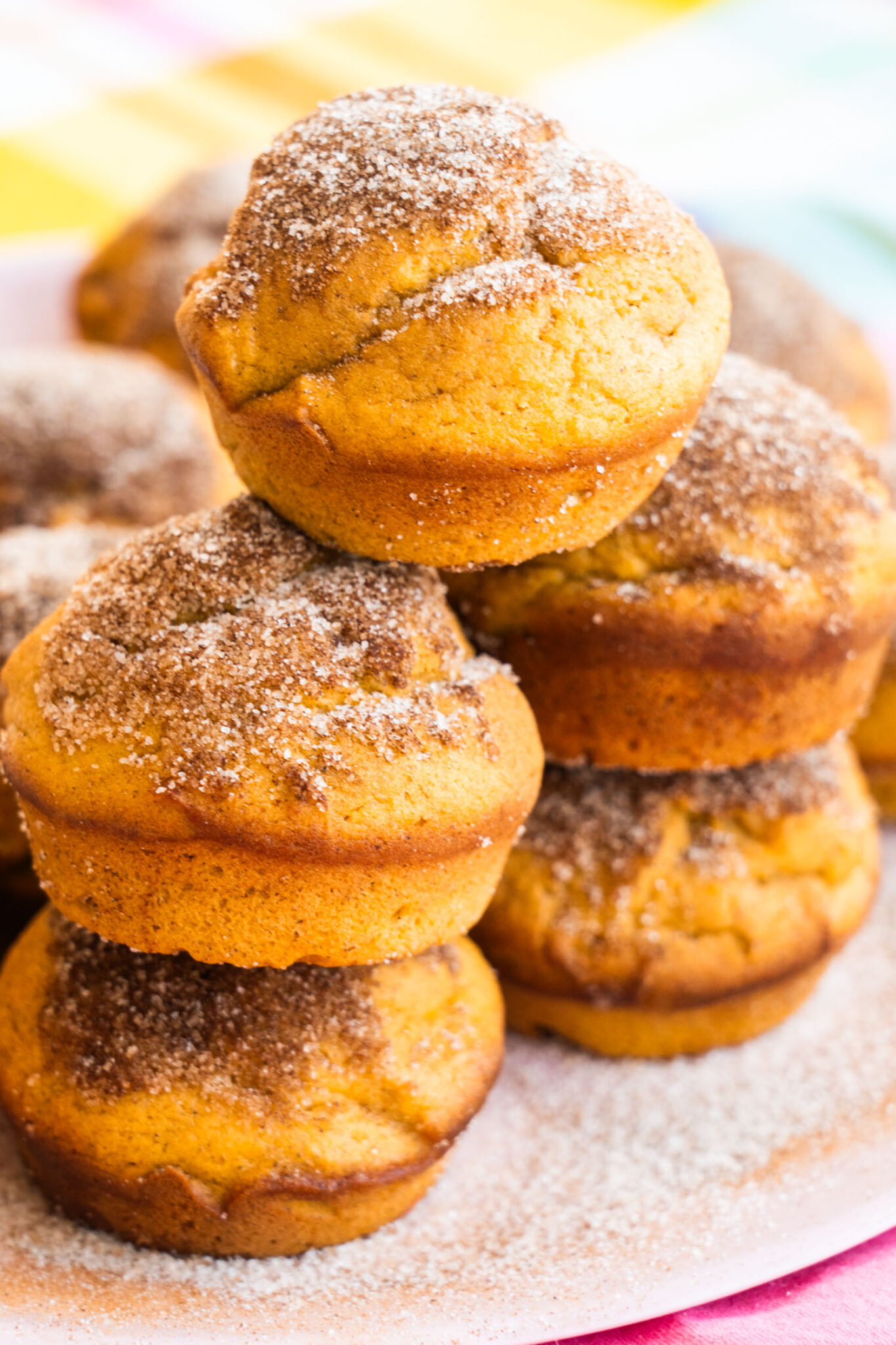 Cinnamon Sugar Pumpkin Muffins (Regular Size and Mini) Brooklyn Farm Girl