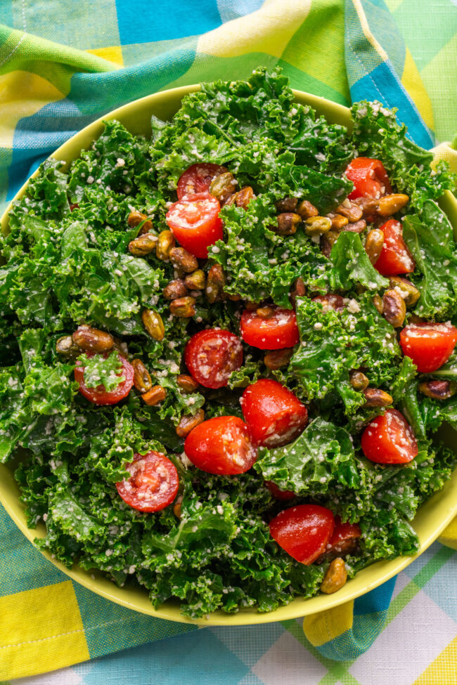 Kale Salad with Cherry Tomatoes (this made me a kale lover!) Brooklyn