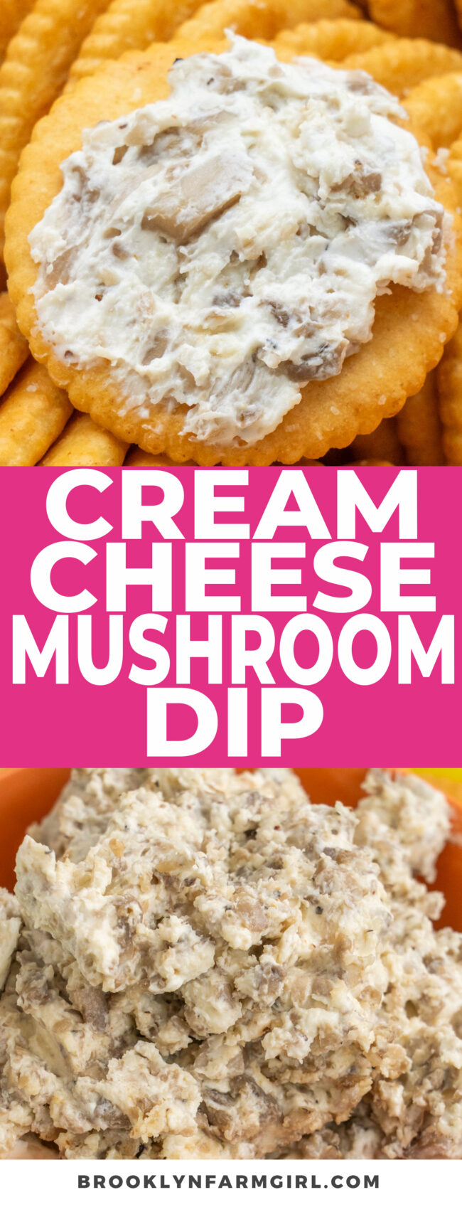 Cream Cheese Mushroom Dip (stovetop recipe, no baking!) Brooklyn Farm