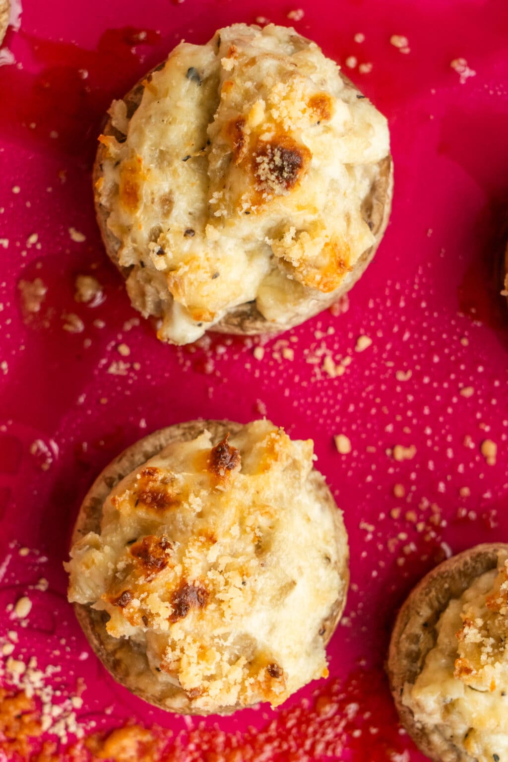 So Juicy Stuffed Mushrooms with Cream Cheese Brooklyn Farm Girl