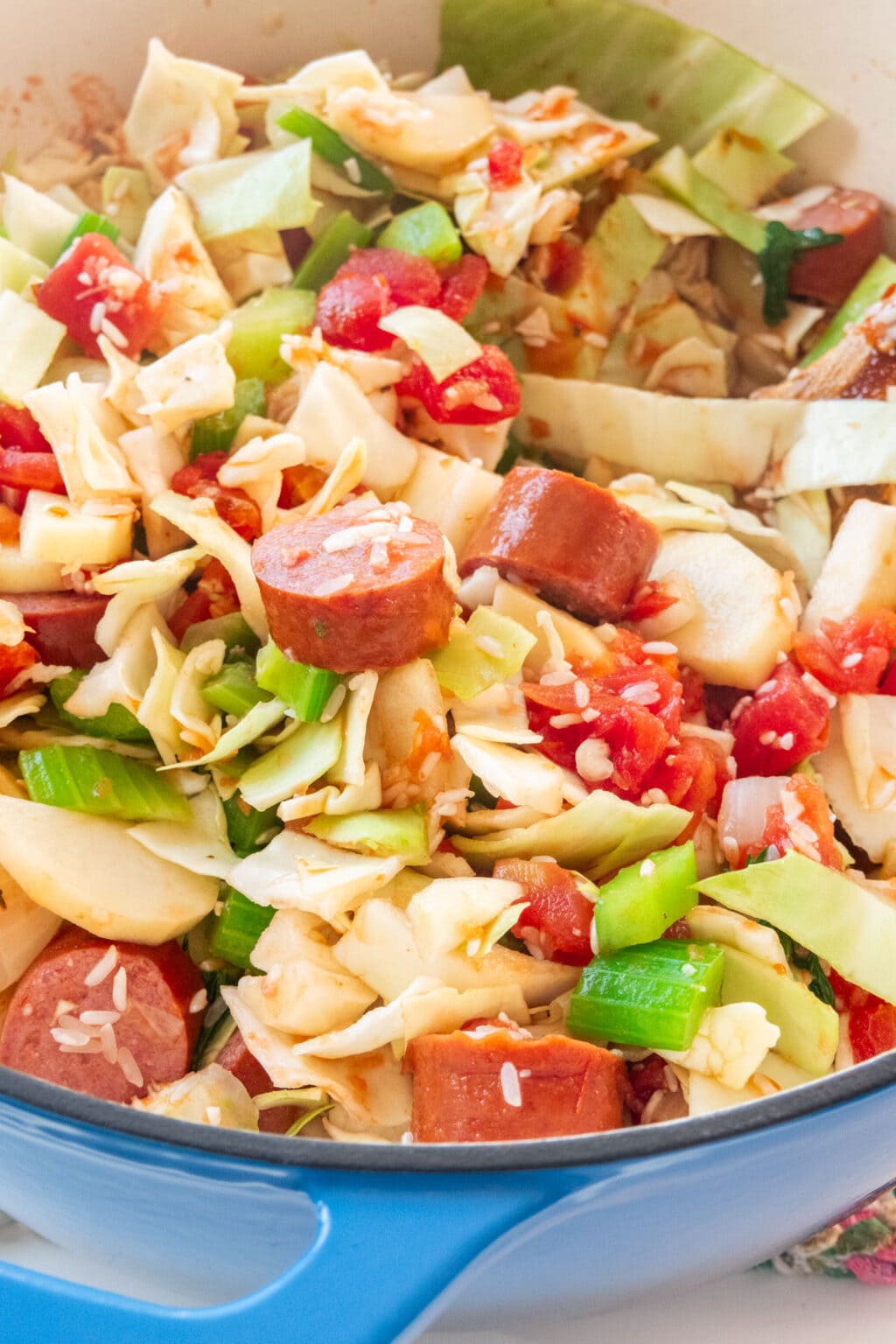 Cabbage Jambalaya with Sausage and Potatoes Brooklyn Farm Girl