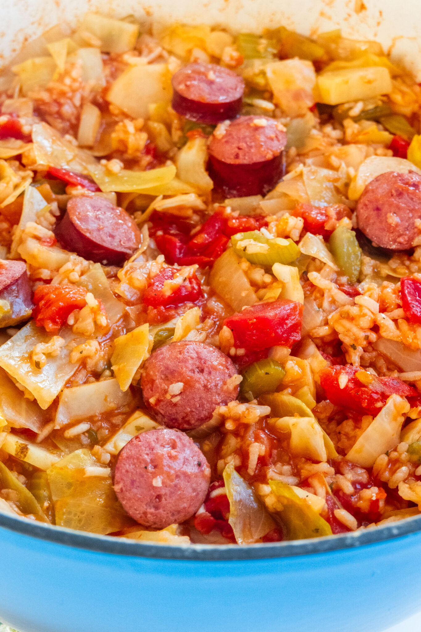 Cabbage Jambalaya with Sausage and Potatoes Brooklyn Farm Girl
