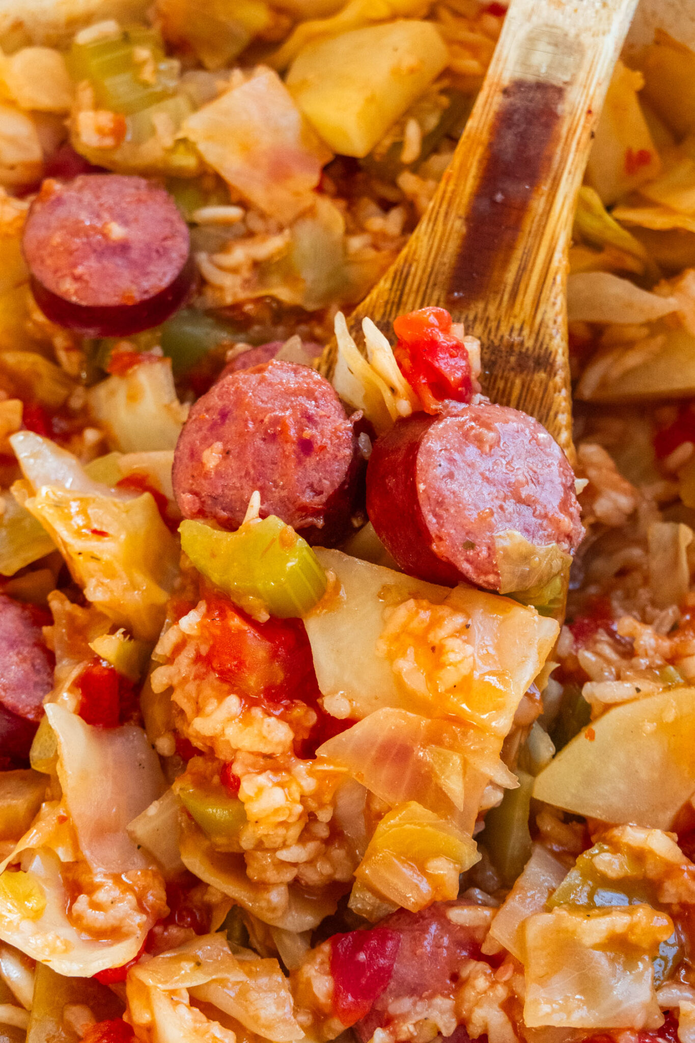 Cabbage Jambalaya with Sausage and Potatoes Brooklyn Farm Girl