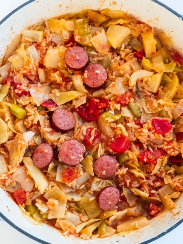 Cabbage Jambalaya with Sausage and Potatoes Brooklyn Farm Girl