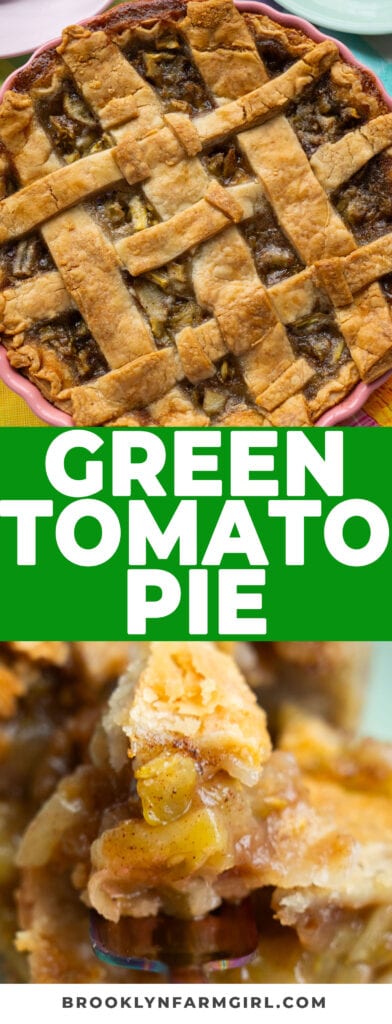 This green tomato pie tastes just like apple pie!  Coat chopped unripe green tomatoes in a cinnamon sugar mixture and bake in pie crusts.  Nobody is going to believe it’s made with green tomatoes!