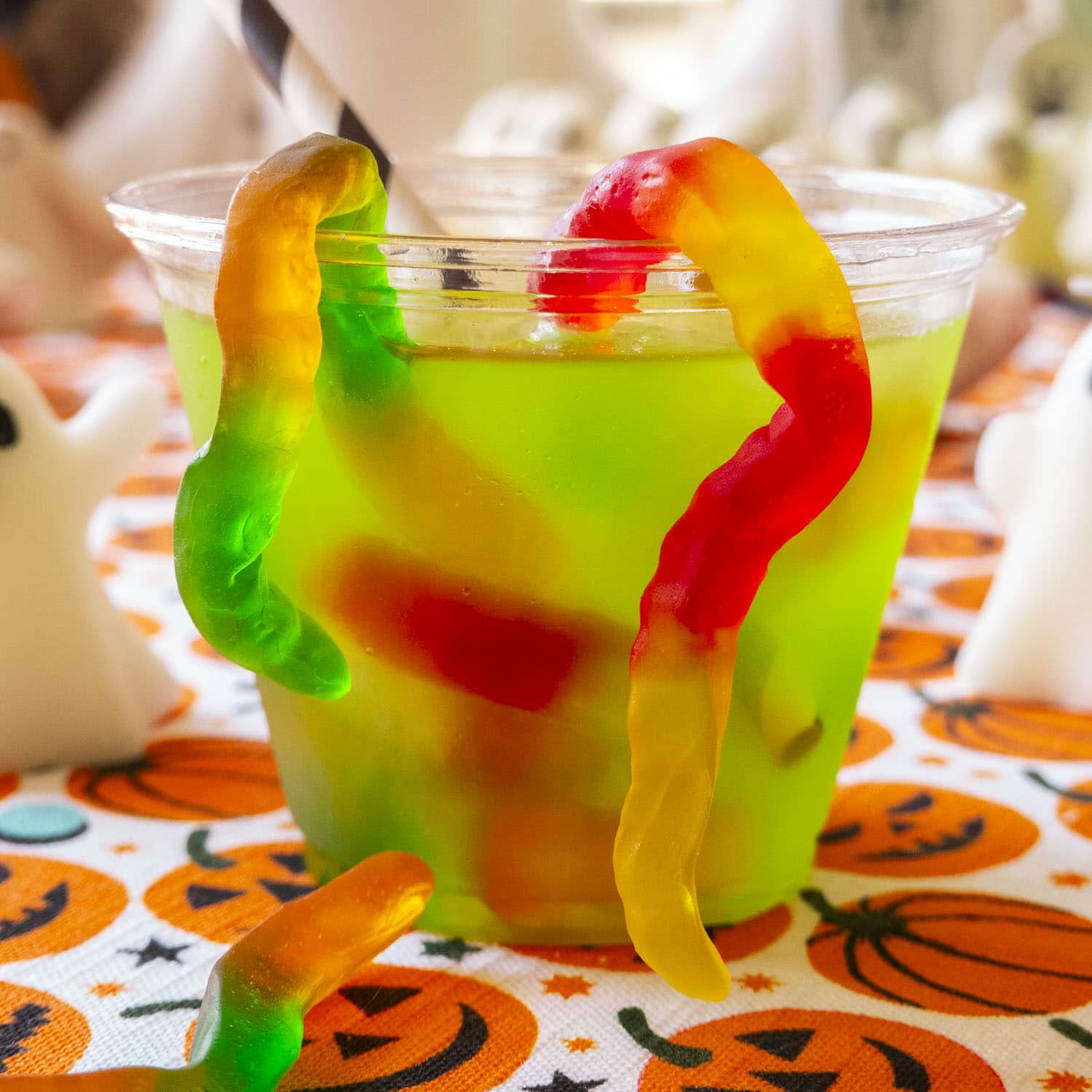 Halloween Gummy Worm Punch