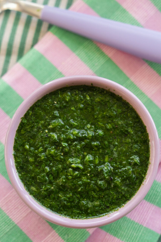 5 Minute Cilantro Green Chutney Spicy Or Mild Brooklyn Farm Girl