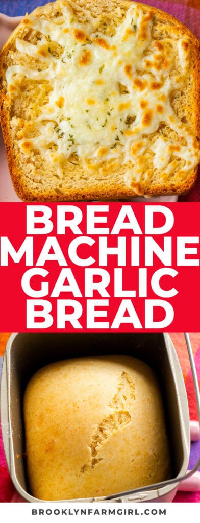 This bread machine recipe makes a cheesy 1-pound loaf of garlic bread that’s soft, flavorful, and smells amazing. With a golden crust and melt-in-your-mouth texture, it’s sure to be a favorite. For an extra cheesy twist, broil it at the end for a bubbly, golden finish!