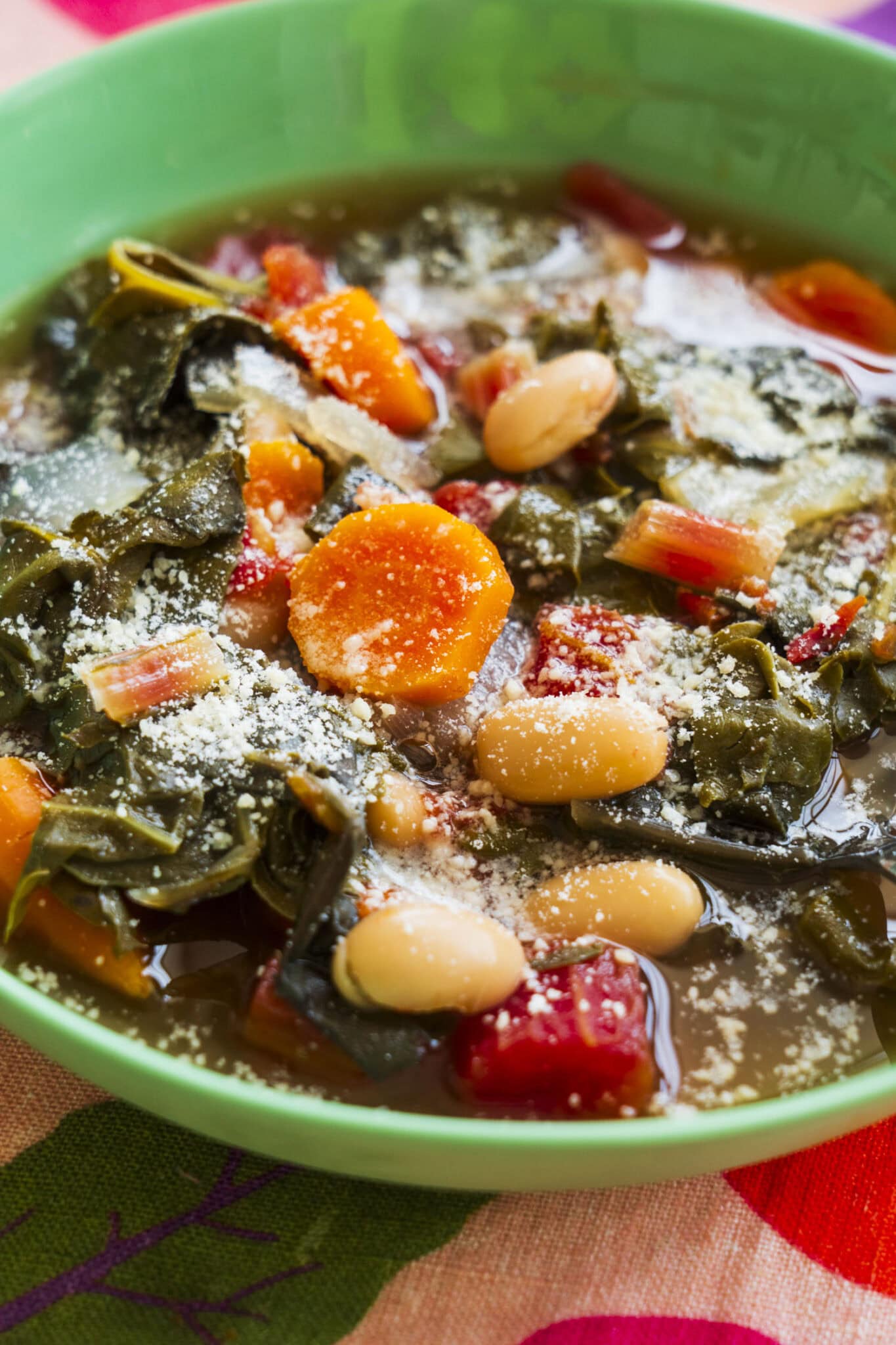 Crockpot Swiss Chard & White Bean Stew - Brooklyn Farm Girl