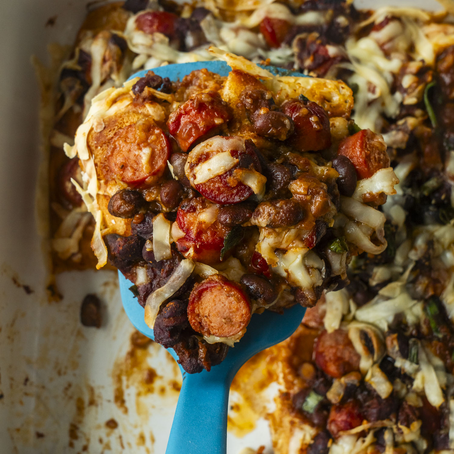 Chili Cheese Dog Casserole