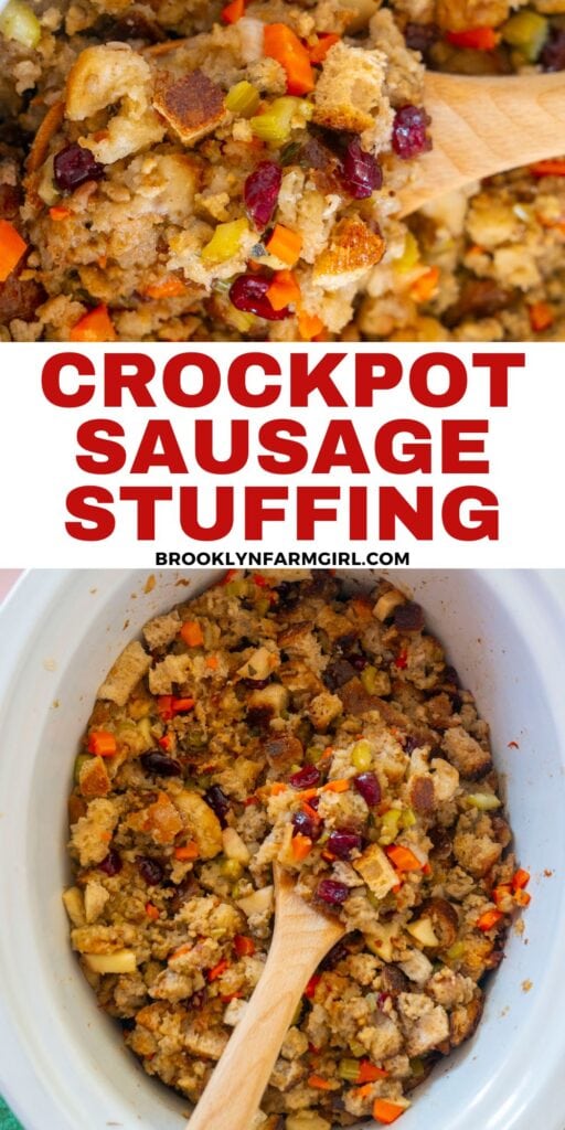 No oven space needed! This crockpot stuffing slow-cooks into buttery, savory comfort packed with sausage, veggies, cranberries, and herbs — filling your kitchen with Thanksgiving magic and ready right when the turkey’s carved.