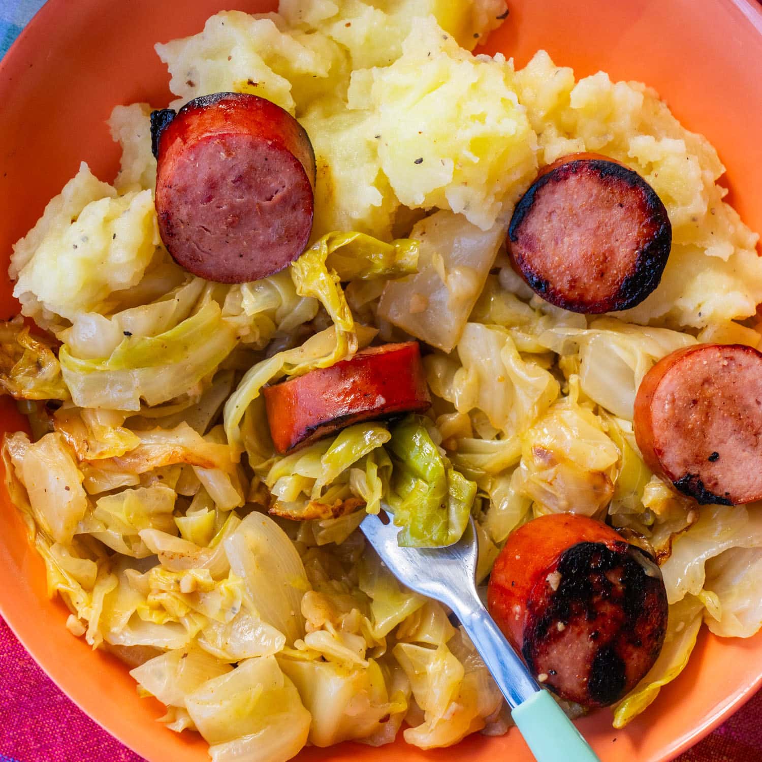 Old Fashioned Smothered Cabbage